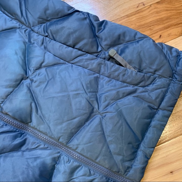 THE NORTH FACE 550 Goose Down Puffer Vest Blue - Picture 6 of 15